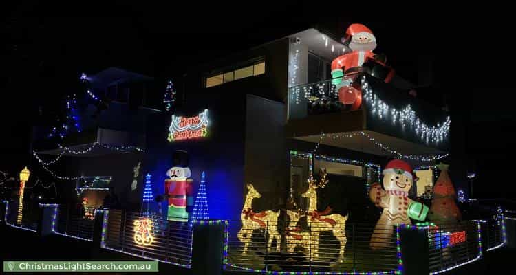 Christmas Light display at 1 Ibis Place, Maribyrnong
