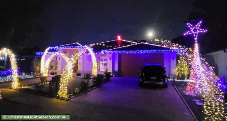 Christmas Light display at 15 McBryde Crescent, Wanniassa