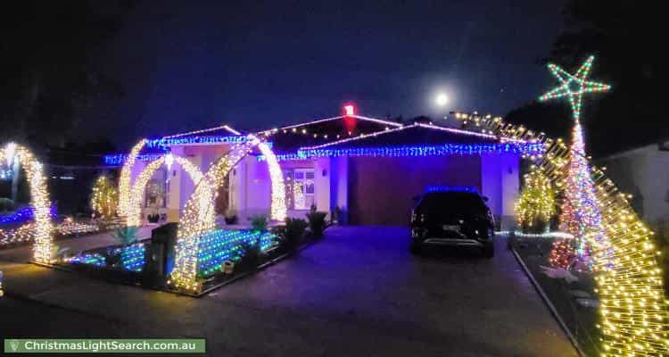Christmas Light display at 15 McBryde Crescent, Wanniassa