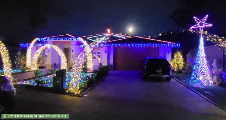 Christmas Light display at 15 McBryde Crescent, Wanniassa