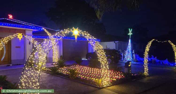 Christmas Light display at 15 McBryde Crescent, Wanniassa