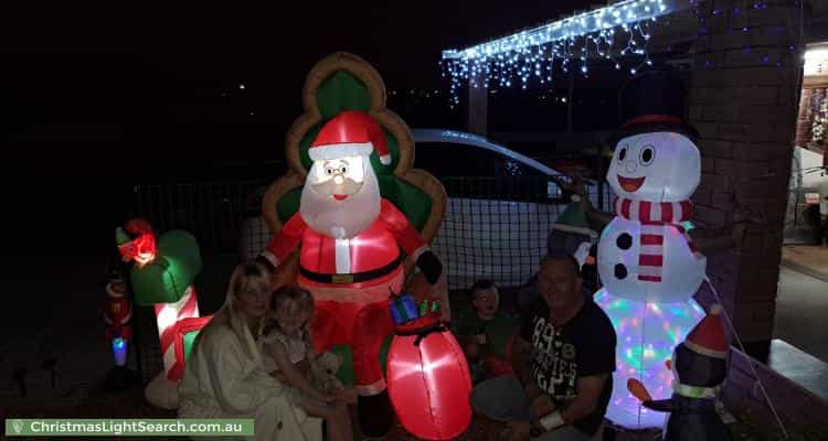 Christmas Light display at 2 Noetia Court, Heathridge
