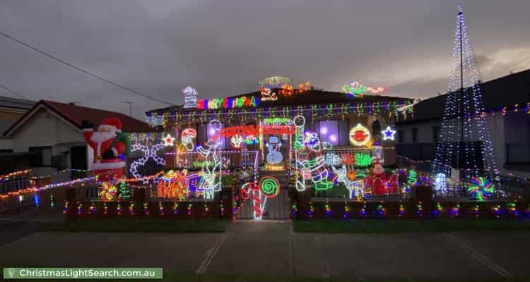 Christmas Light display at  Kemp Street, Mortdale