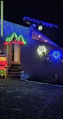 Christmas Light display at 5 Raheen Court, Vermont South