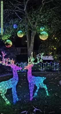 Christmas Light display at 5 Raheen Court, Vermont South