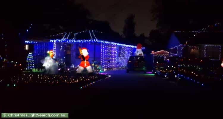 Christmas Light display at 5 Robyn Street, Blacktown