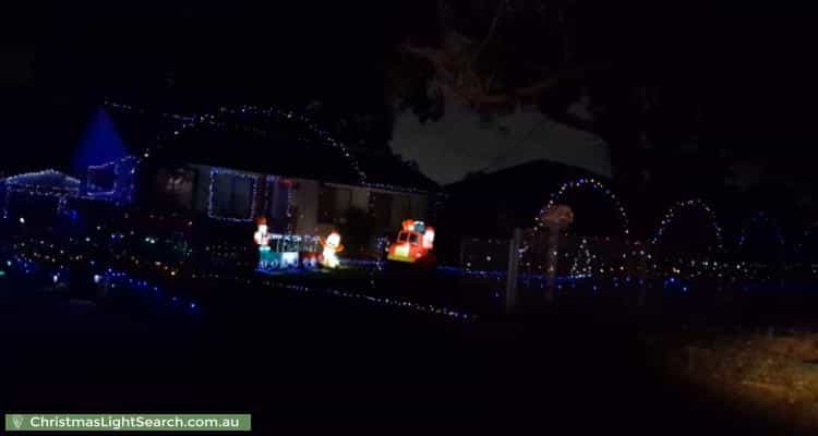 Christmas Light display at 5 Robyn Street, Blacktown