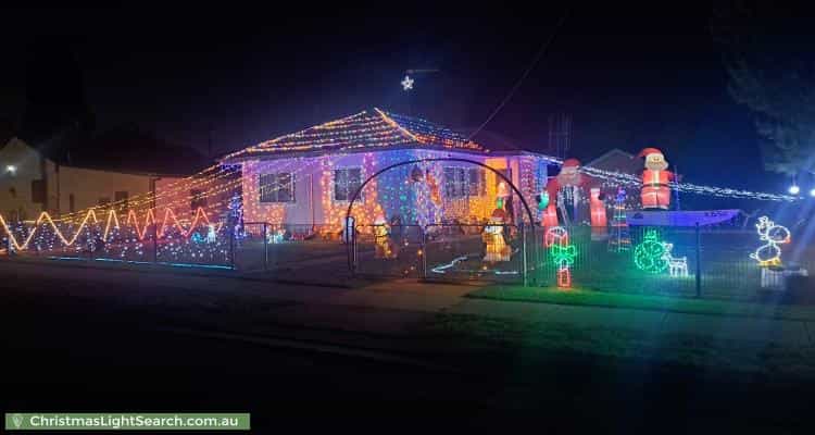 Christmas Light display at 12 Mary Street, Berridale