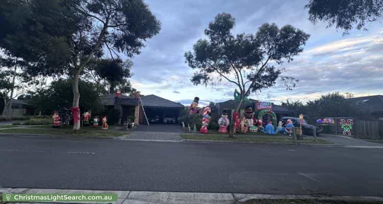 Christmas Light display at 3 Frewin Street, Epping