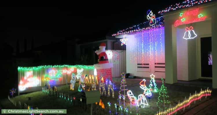 Christmas Light display at 14A Fulton Street, Gilles Plains