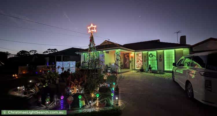 Christmas Light display at 14 Vaina Street, Werribee
