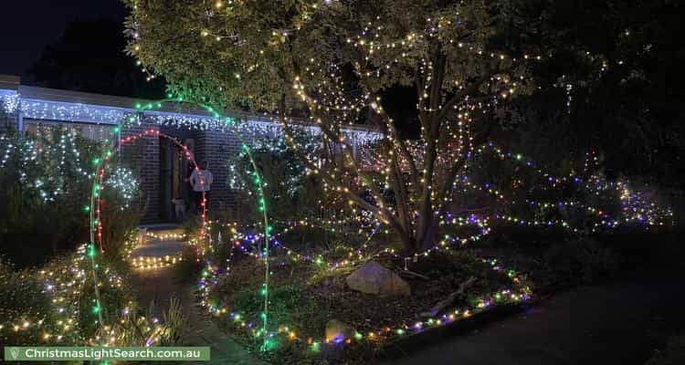 Christmas Light display at 9 Otira Road, Knoxfield
