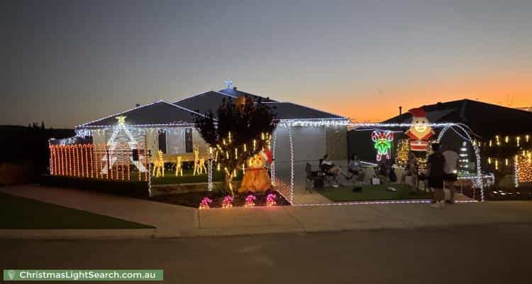 Christmas Light display at  Hilliger Turn, Jane Brook