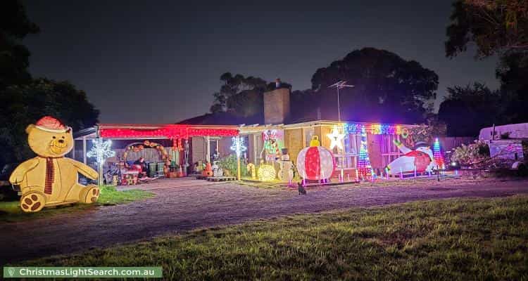 Christmas Light display at 31 Collison Road, Cranbourne East