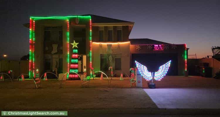 Christmas Light display at 7 Flagtail Outlook, Yanchep