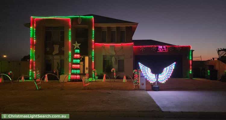 Christmas Light display at 7 Flagtail Outlook, Yanchep