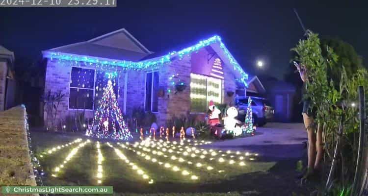 Christmas Light display at 90B Iolanthe Street, Bassendean