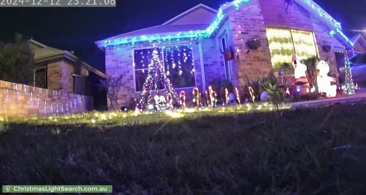 Christmas Light display at 90B Iolanthe Street, Bassendean