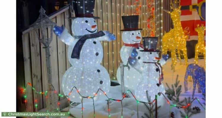 Christmas Light display at 5 Molesworth Street, Coburg