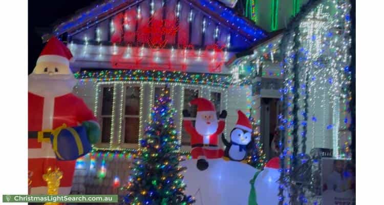 Christmas Light display at 5 Molesworth Street, Coburg