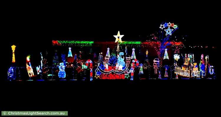 Christmas Light display at 20 Sorrento Parade, Hayborough
