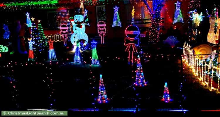 Christmas Light display at 20 Sorrento Parade, Hayborough