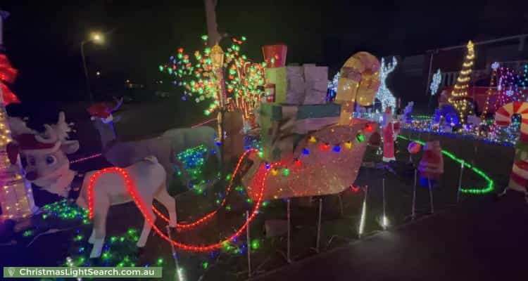 Christmas Light display at 9 Trezise Place, Quakers Hill