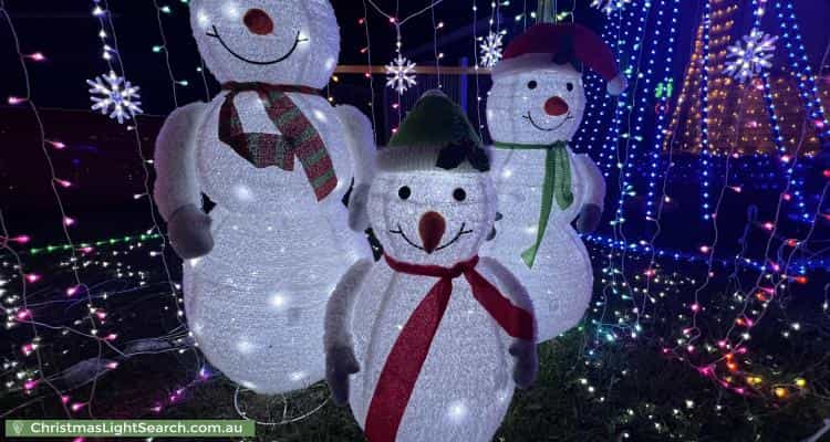 Christmas Light display at 9 Trezise Place, Quakers Hill