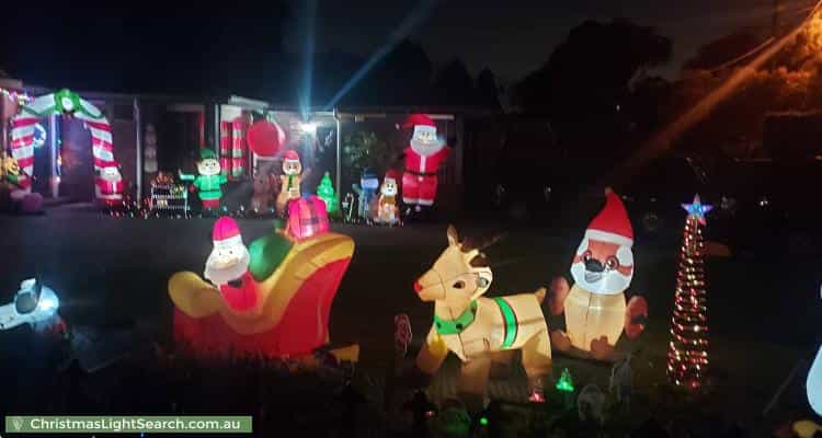 Christmas Light display at 27 Dobson Street, Ferntree Gully