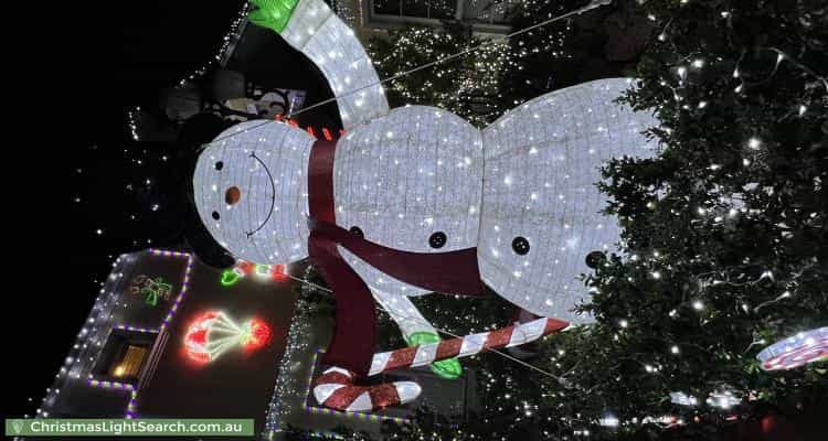 Christmas Light display at 22 Sandpiper Drive, Taylors Lakes