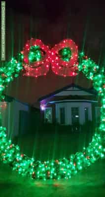 Christmas Light display at  Kanji Loop, Atwell