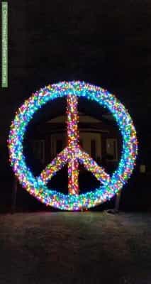Christmas Light display at  Kanji Loop, Atwell