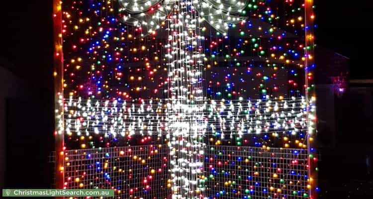 Christmas Light display at  Kanji Loop, Atwell