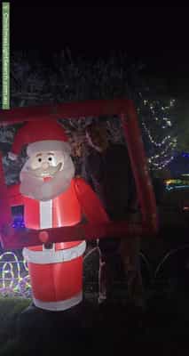 Christmas Light display at 1 Ina Gregory Circuit, Conder