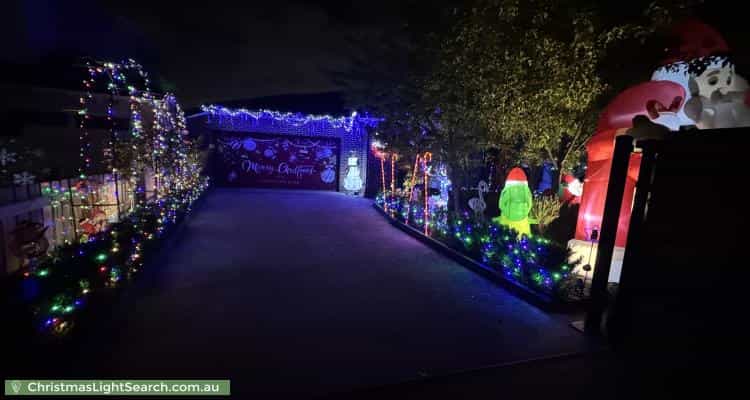 Christmas Light display at 2 Collegian Avenue, Strathmore