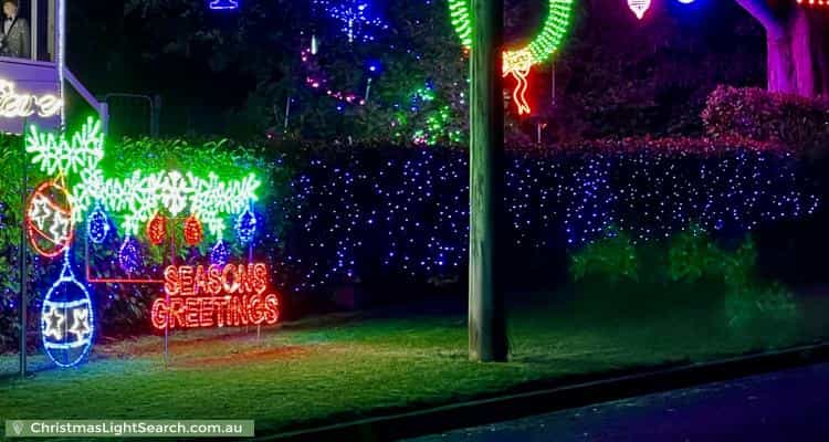 Christmas Light display at 53 Bindar Crescent, Bundanoon