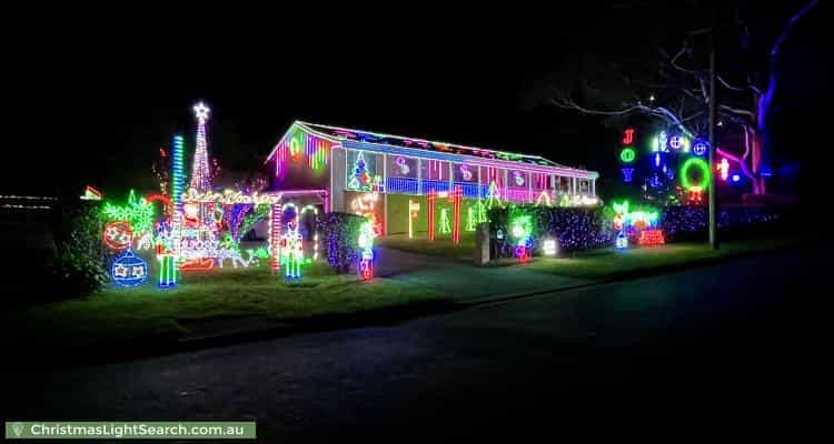Christmas Light display at 53 Bindar Crescent, Bundanoon