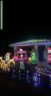 Christmas Light display at 20 Ambassador Crescent, Point Cook