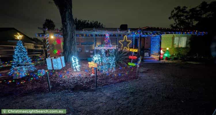 Christmas Light display at 2 Drysdale Circuit, Kambah