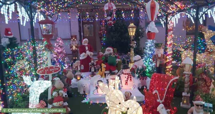 Christmas Light display at 6 Lee-Steere Crescent, Kambah