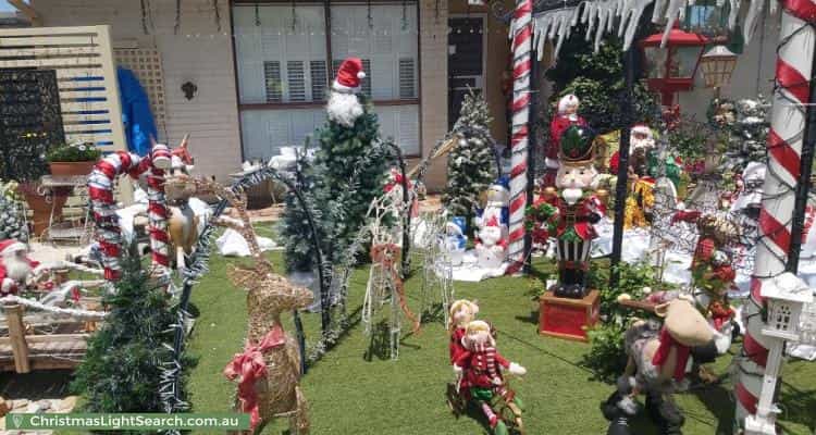 Christmas Light display at 6 Lee-Steere Crescent, Kambah