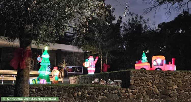 Christmas Light display at 35 Highpoint Crescent, Highton