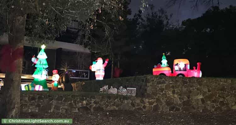 Christmas Light display at 35 Highpoint Crescent, Highton