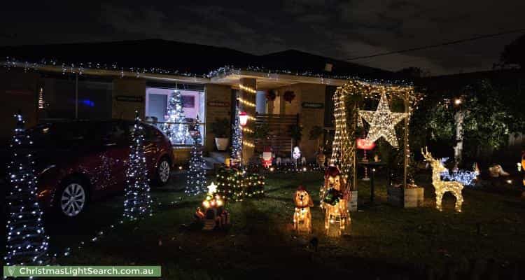 Christmas Light display at 16 Winnima Avenue, Hampton Park