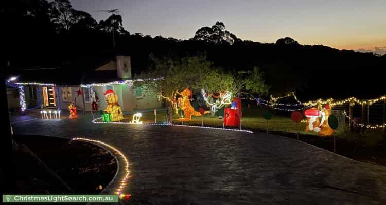 Christmas Light display at 78 Beaconsfield-Emerald Road, Emerald