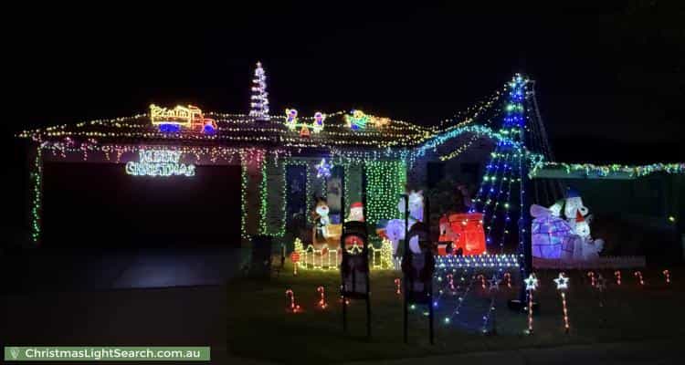 Christmas Light display at 79 Melissa Way, Pakenham