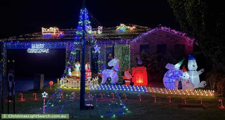 Christmas Light display at 79 Melissa Way, Pakenham