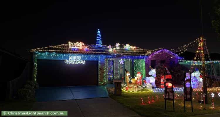 Christmas Light display at 79 Melissa Way, Pakenham