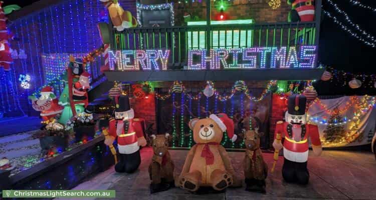 Christmas Light display at 38 Rolling Hills Road, Chirnside Park
