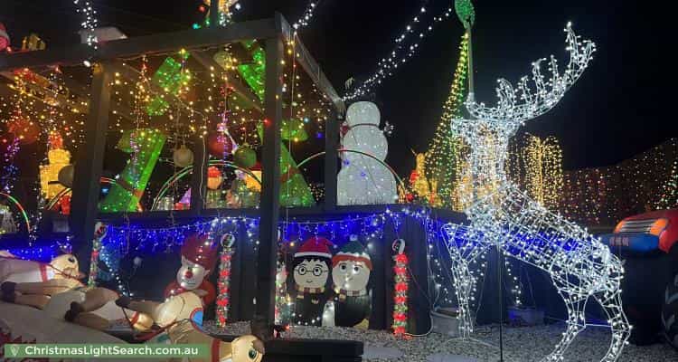Christmas Light display at 38 Rolling Hills Road, Chirnside Park